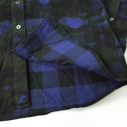SOPHNET. カモフラージュ フランネル チェック シャツ S