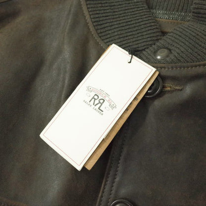 ダブルアールエル Leather Car Coat カウハイドジャケット