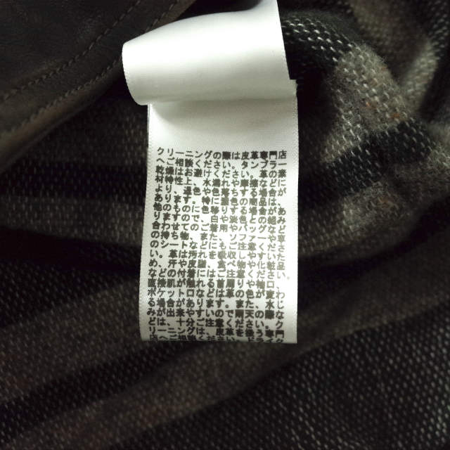ダブルアールエル Leather Car Coat カウハイドジャケット