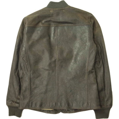 ダブルアールエル Leather Car Coat カウハイドジャケット