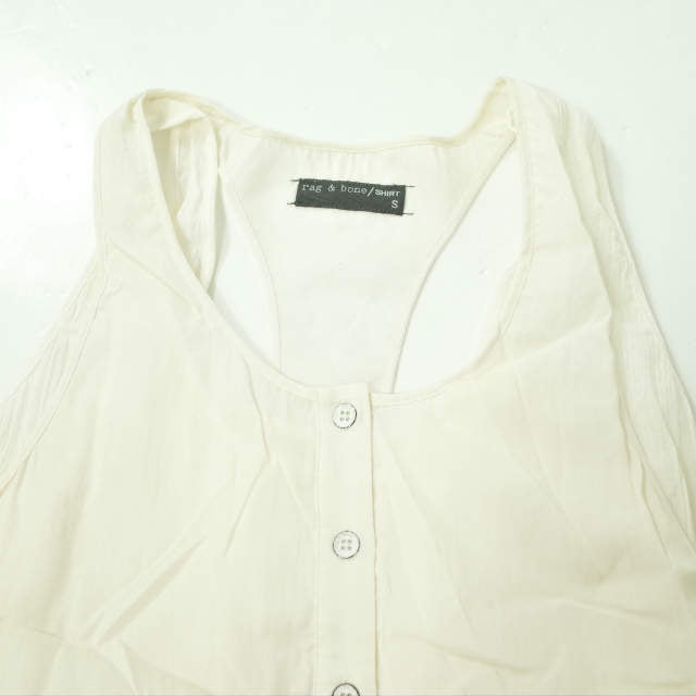 rag&bone レイヤード デザイン テンセル ロング ブラウス