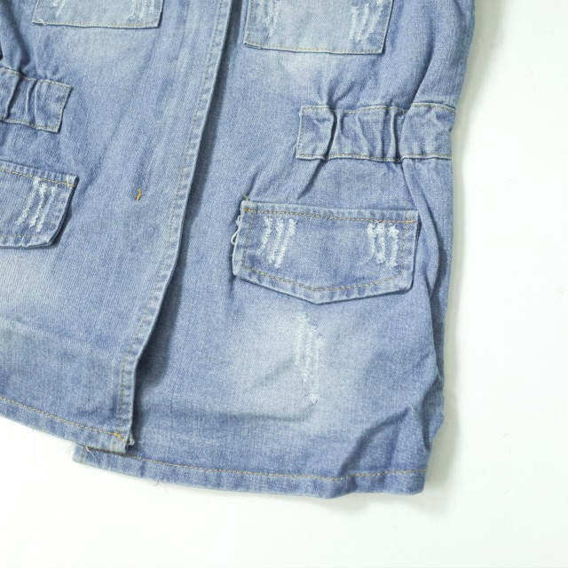 ダメージデニムジャケット