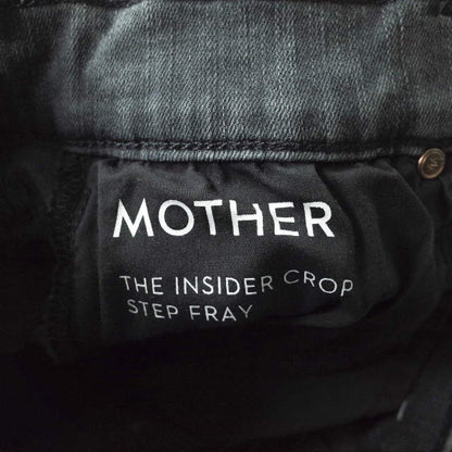 MOTHER INSIDER CROP STEP FRAY デニム パンツ