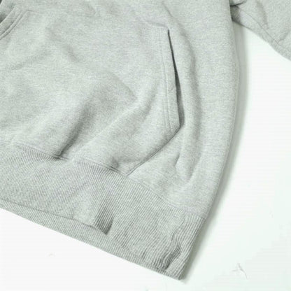 Champion V ガセット スウェット プルオーバー フーディー グレー