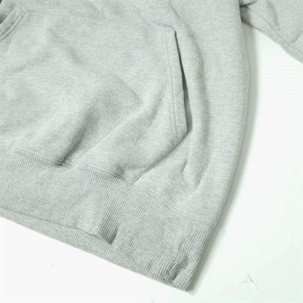 Champion V ガセット スウェット プルオーバー フーディー グレー