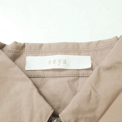 seya. ライトブルゾン コットンジャケット