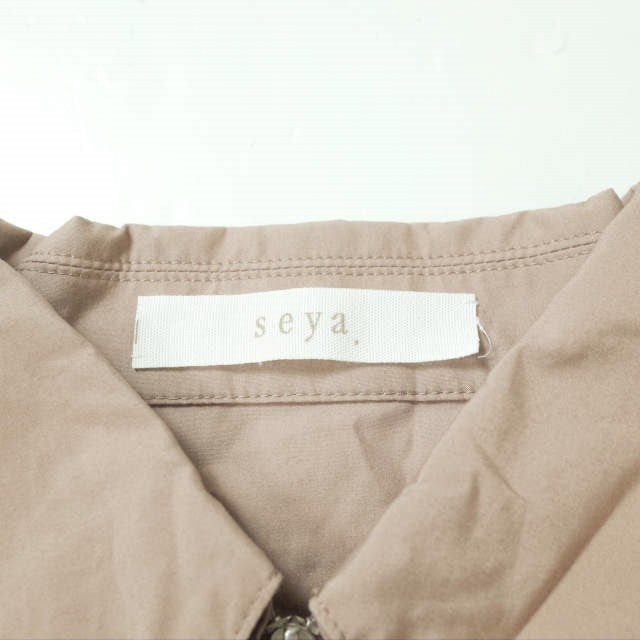 seya. ライトブルゾン コットンジャケット