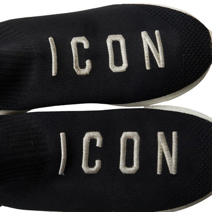 Dsquared2 キャンバス メッシュ ロゴ スニーカー