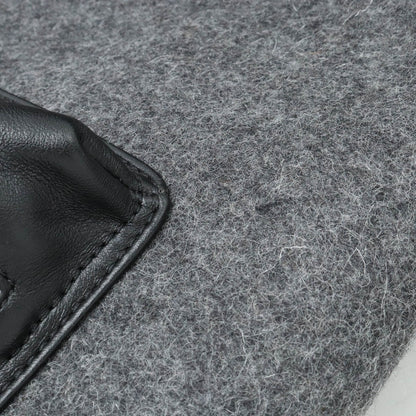 エムシーエム シュタッド ウール レザー リュックサック