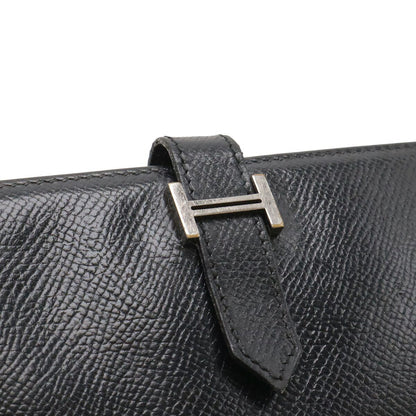 エルメス ベアン2プラ 三つ折り長財布 クシュベルレザー