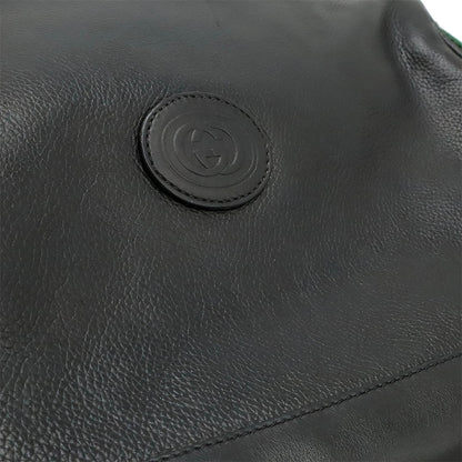 グッチ オールドグッチ レザー ショルダーバッグ