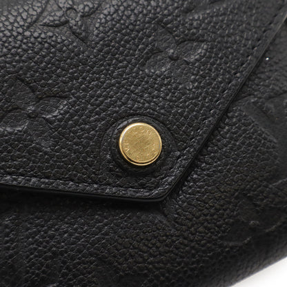 ルイヴィトン ポルトフォイユヴィクトリーヌ モノグラムアンプラント 三つ折り財布
