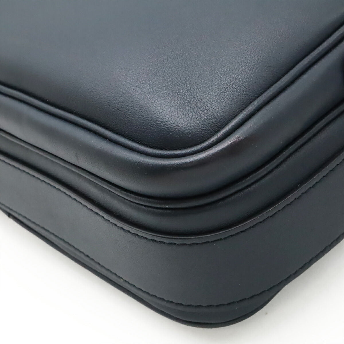 ダンヒル ハムステッド シティ カウ レザー ショルダー バッグ