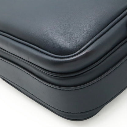 ダンヒル ハムステッド シティ カウ レザー ショルダー バッグ