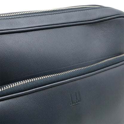 ダンヒル ハムステッド シティ カウ レザー ショルダー バッグ