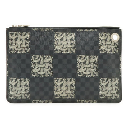 ルイヴィトン ポシェット ジュールPM ダミエグラフィット クラッチバッグ