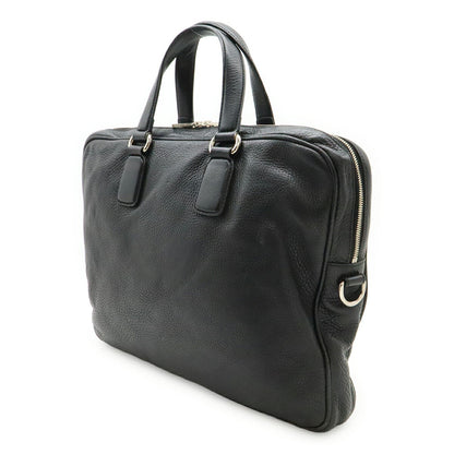 グッチ インターロッキング G レザー ブリーフケース