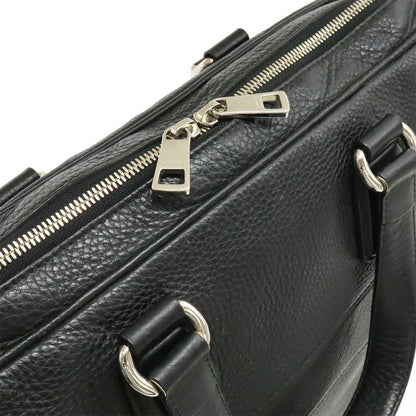 グッチ インターロッキング G レザー ブリーフケース