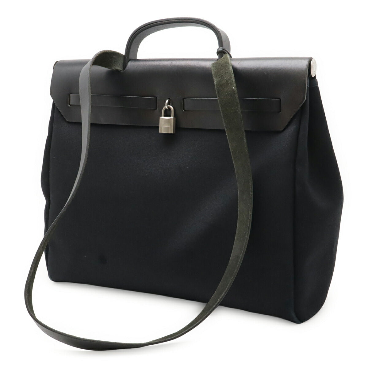 エルメス エールバッグMM トワルオフィシエ レザー 2WAYバッグ