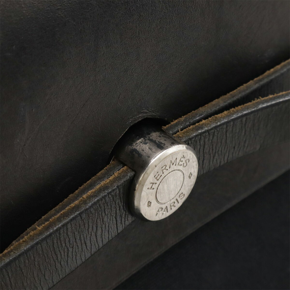 エルメス エールバッグMM トワルオフィシエ レザー 2WAYバッグ