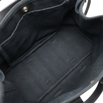 エルメス ヴァルパライソPM トワルシェブロン レザー ハンドバッグ