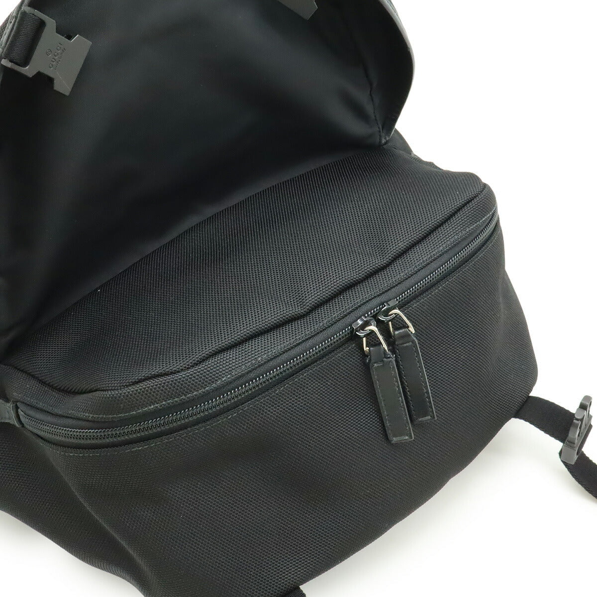 グッチ シェリーライン ナイロンキャンバス レザー2wayショルダーバッグ