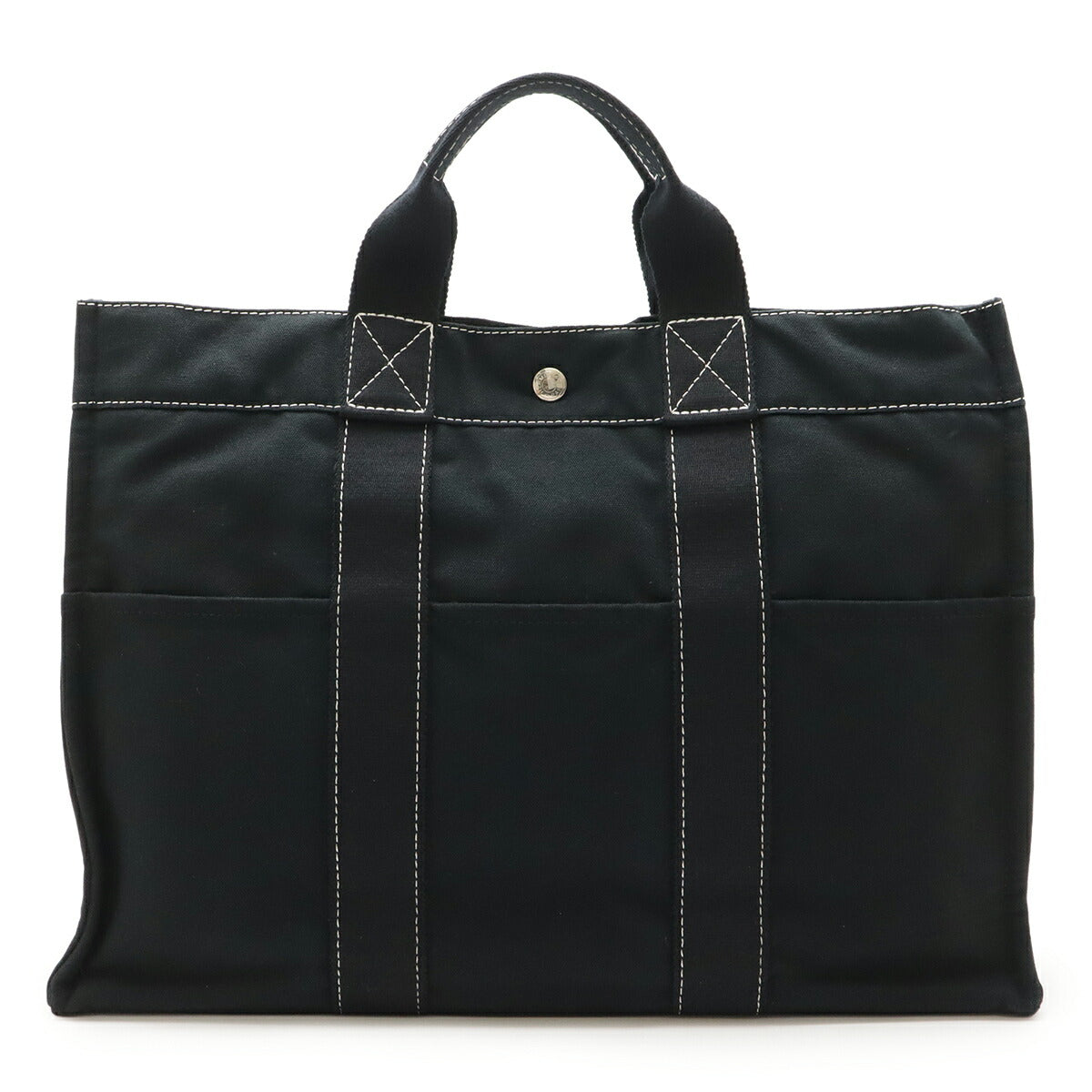 エルメス ドーヴィルMM キャンバス トートバッグ