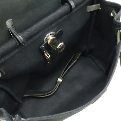 エルメス エールバッグPM トワルオフィシエ レザー 2WAYハンドバッグ