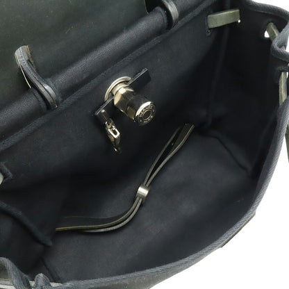 エルメス エールバッグPM トワルオフィシエ レザー 2WAYハンドバッグ