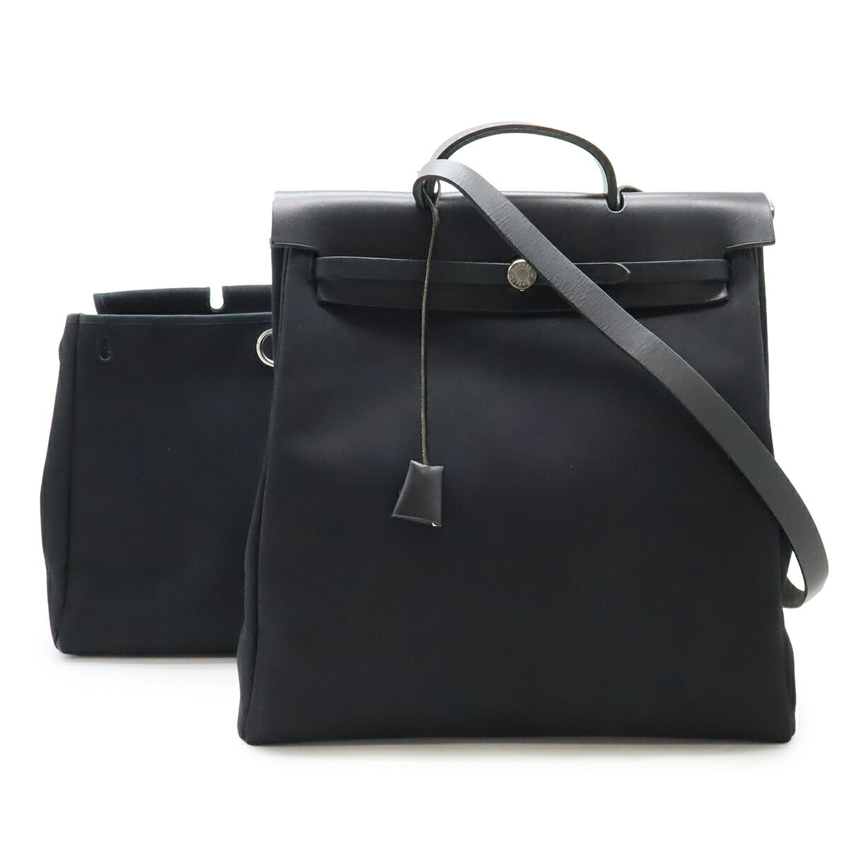 エルメス エールバッグMM トワルオフィシエ レザー 2wayショルダーバッグ
