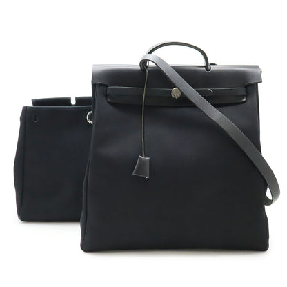エルメス エールバッグMM トワルオフィシエ レザー 2wayショルダーバッグ