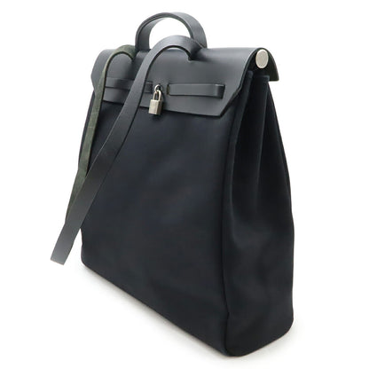 エルメス エールバッグMM トワルオフィシエ レザー 2wayショルダーバッグ