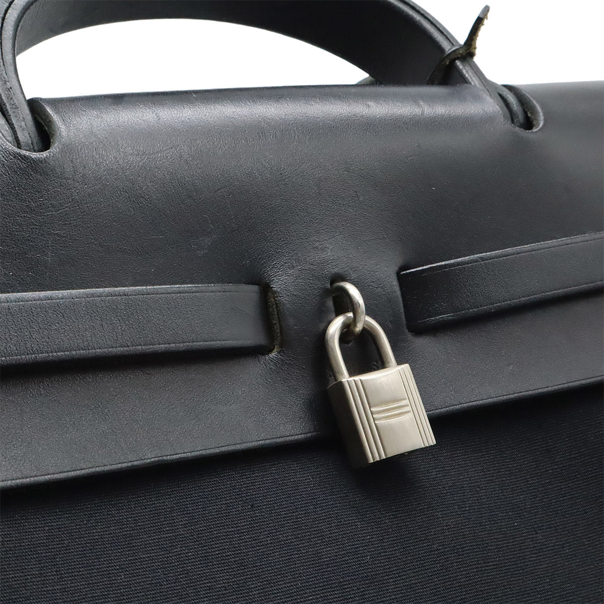 エルメス エールバッグMM トワルオフィシエ レザー 2wayショルダーバッグ