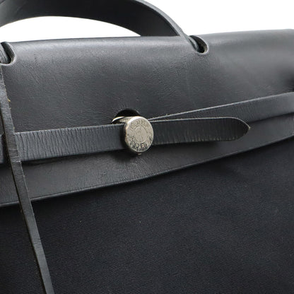エルメス エールバッグMM トワルオフィシエ レザー 2wayショルダーバッグ