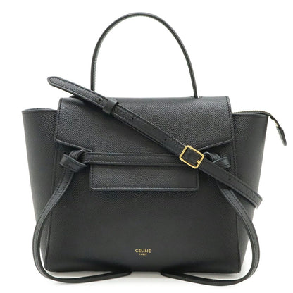 セリーヌ ベルトバッグ レザー2wayバッグ