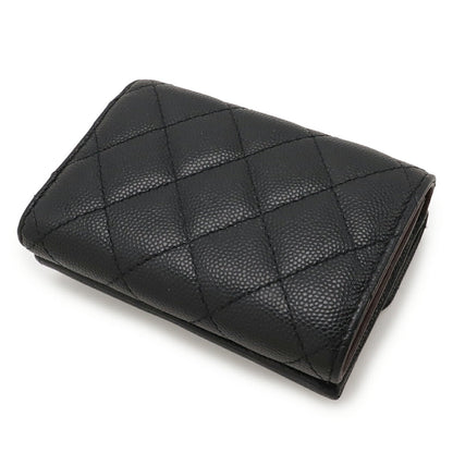 シャネル クラシックフラップ キャビアスキン 財布