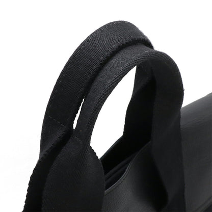 エルメス ヴァルパライソMM トワルシェブロン レザー ハンドバッグ