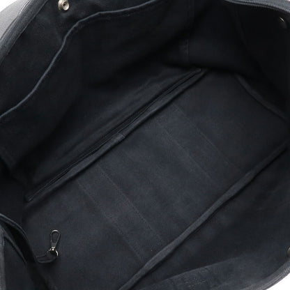 エルメス ヴァルパライソMM トワルシェブロン レザー ハンドバッグ