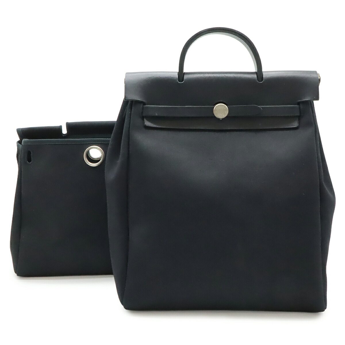 エルメス エールバッグアドPM トワルオフィシエ レザー 2wayバッグ