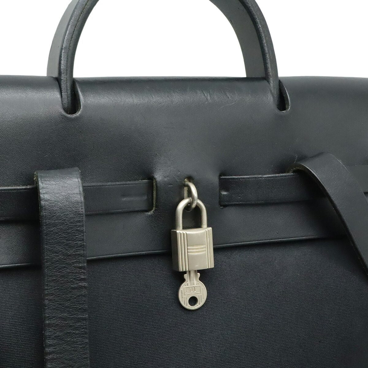 エルメス エールバッグアドPM トワルオフィシエ レザー 2wayバッグ