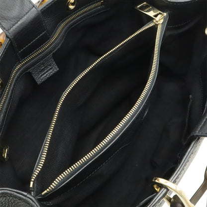 グッチ バンブーショッパー レザー2wayバッグ
