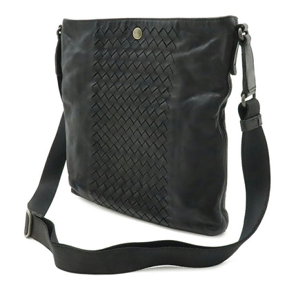ボッテガヴェネタ イントレチャート レザー ショルダーバッグ
