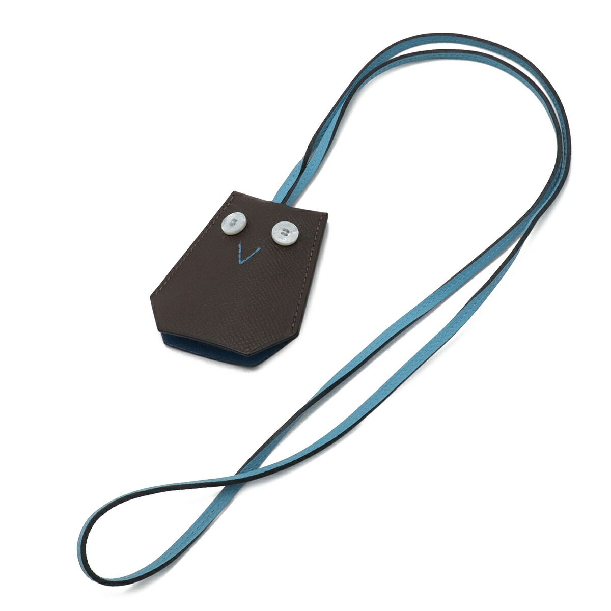 エルメス petit h レザーキーホルダー