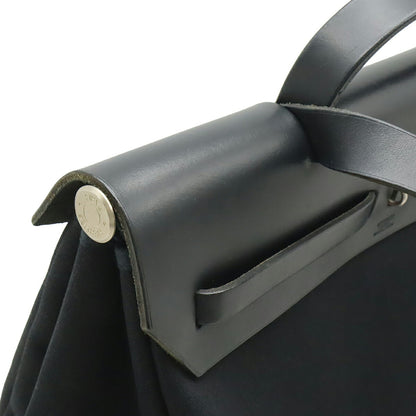 エルメス エールバッグMM トワルオフィシエ レザー ハンドバッグ