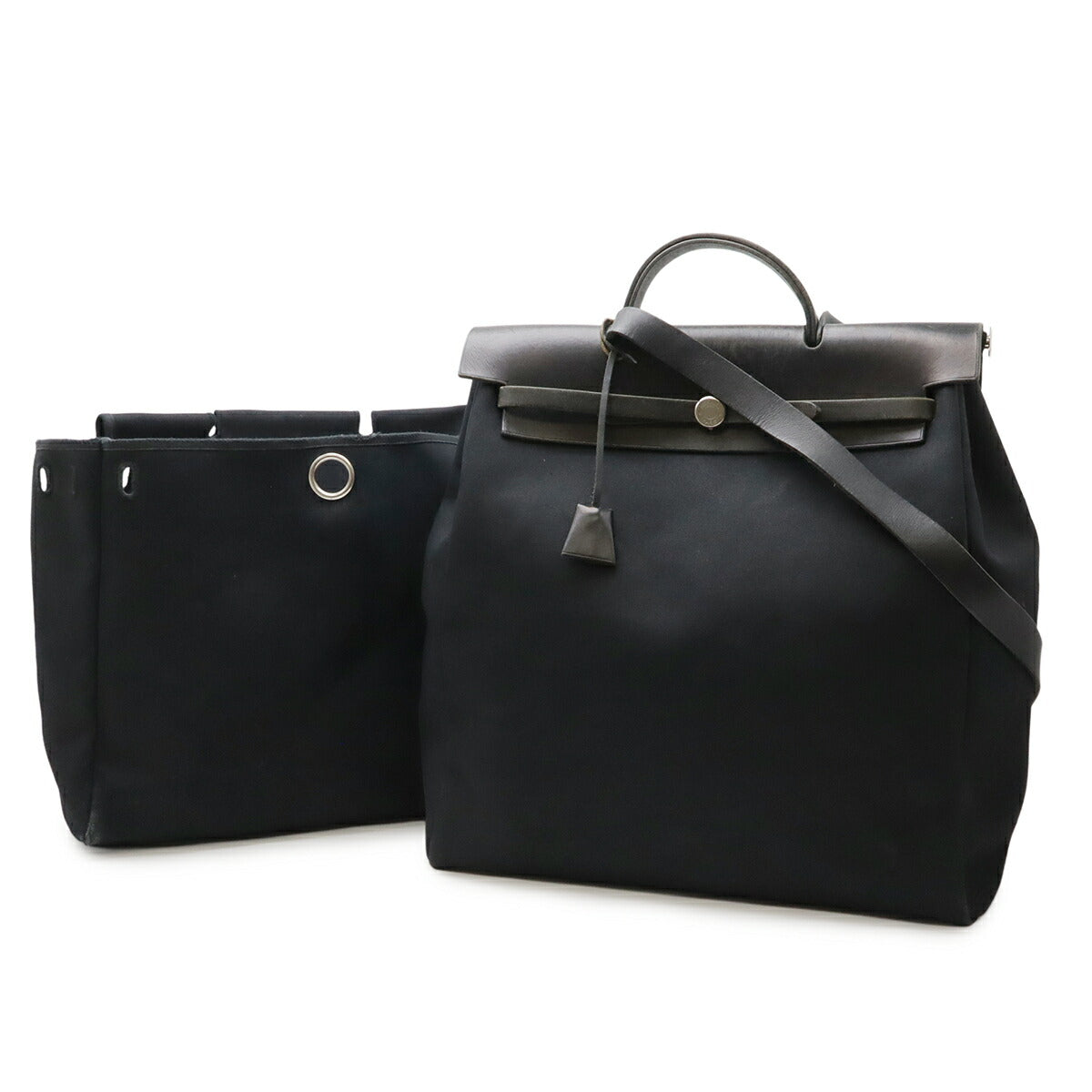 エルメス エールバッグMM トワルオフィシエ レザー 2wayバッグ