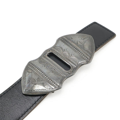 エルメス トゥアレグ シルバー925 レザーベルト