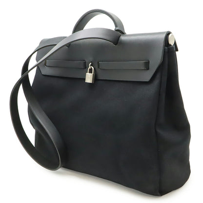 エルメス エールバッグMM トワルオフィシエ レザー 2wayバッグ