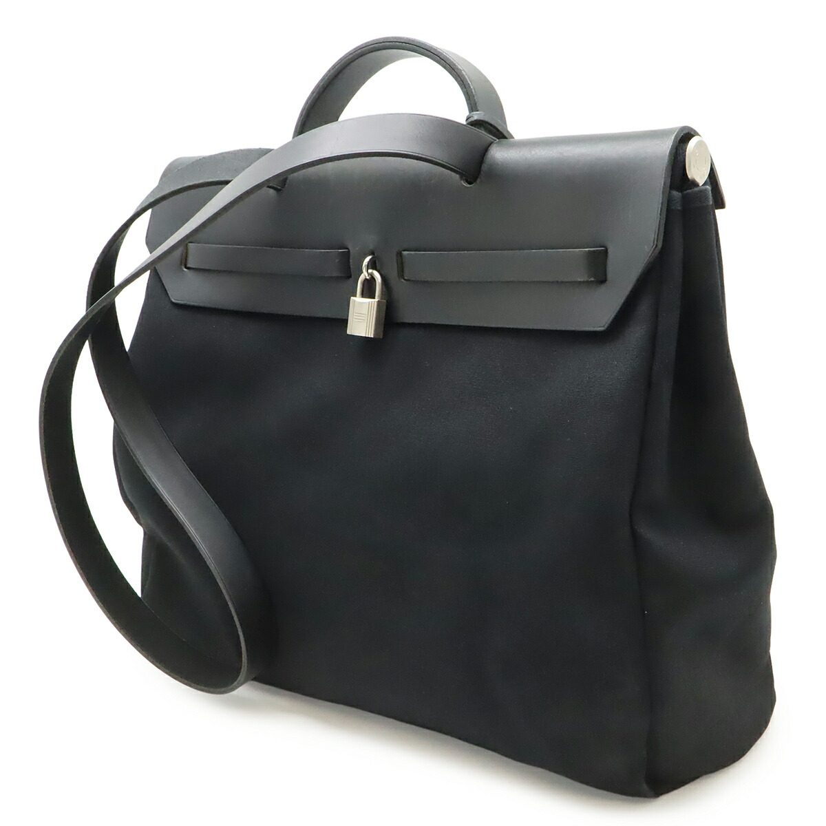 エルメス エールバッグMM トワルオフィシエ レザー 2wayバッグ