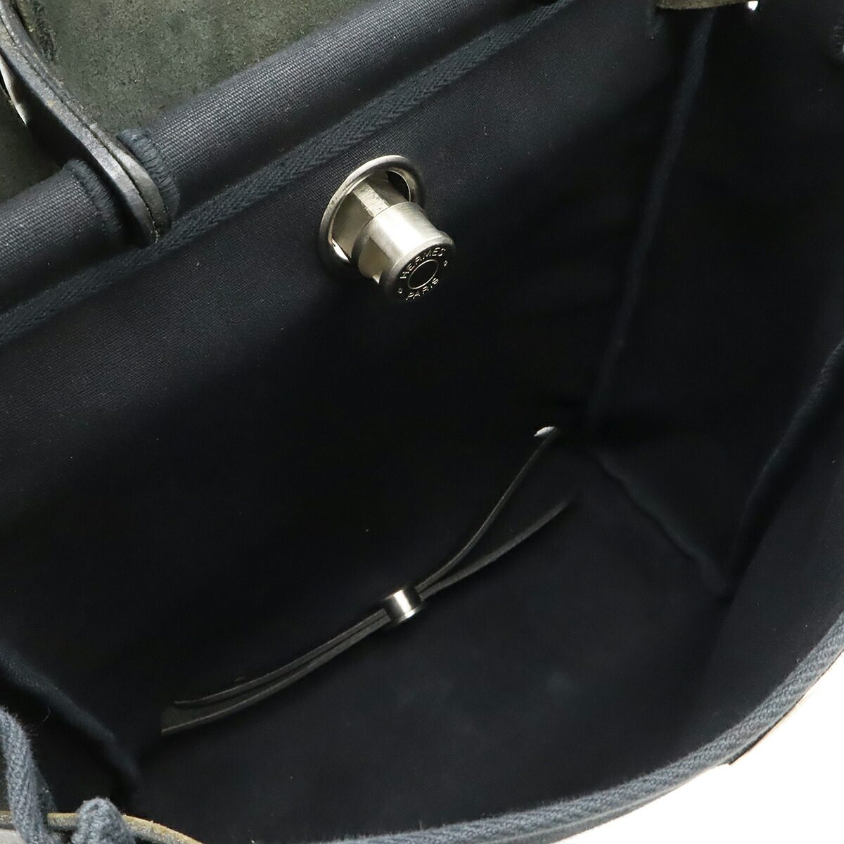 エルメス エールバッグカバスPM キャンバス レザー リュックサック