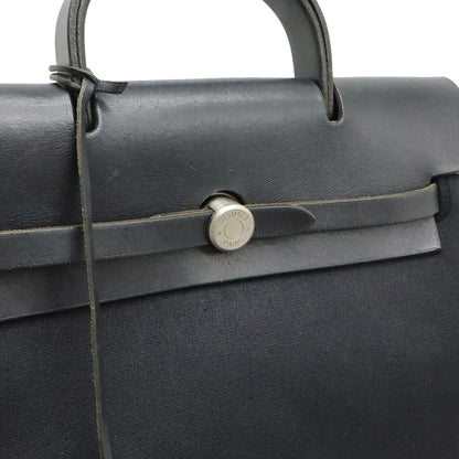 エルメス エールバッグカバスPM キャンバス レザー リュックサック